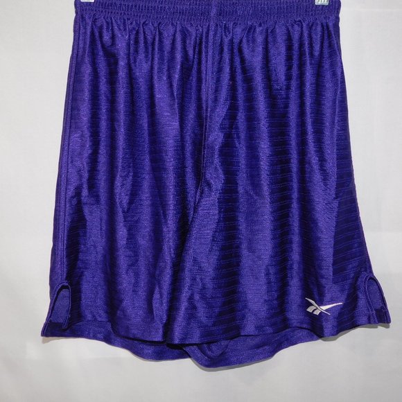 Vintage 90s Reebok Mens M Purple Running Workout Athletic Shorts UNWORN - Picture 1 of 5